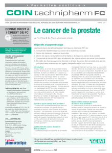 Le cancer de la prostate - Les solutions pharmaceutiques Teva