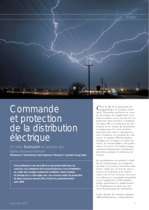 Commande et protection de la distribution électrique