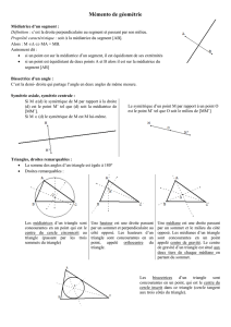 Mémento de géométrie