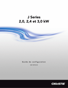 J Series 2,0, 2,4 et 3,0 kW