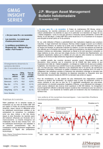JP Morgan Asset Management Bulletin hebdomadaire