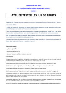 atelier tester les jus de fruits - Académie de Nancy-Metz