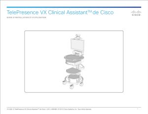 Cisco TelePresence VX Clinical Assistant User Guide
