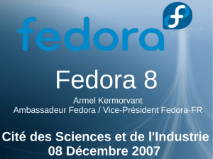 Cité des Sciences et de l`Industrie 08 Décembre 2007 - Fedora-Fr