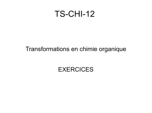 TS-CHI-12 Transformation en chimie organique