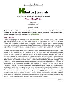 06 Mai 2016 - Jamaat Ul Sahih Al Islam