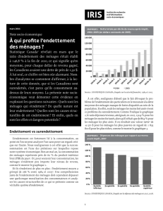 À qui profite l`endettement des ménages