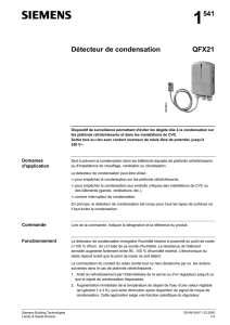 1541 Détecteur de condensation QFX21