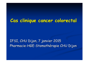 2016 - Cas clinique cancer colorectal