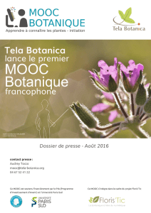 MOOC Botanique - Tela Botanica