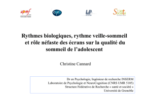 Rythmes biologiques