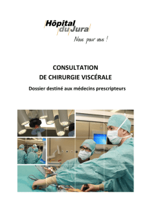 consultation de chirurgie viscérale