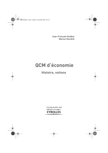 QCM d`économie