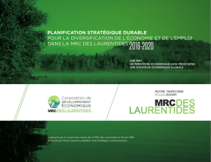 Planification stratégique durable 2016-2020