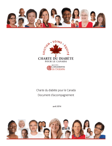 Diabetes Charter for Canada Charte du diabète