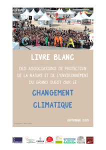 Livre Blanc Changement Climatique - Poitou