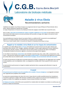 Maladie à virus Ebola