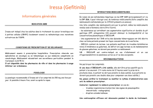 MEDECIN IRESSA (Gefitinib)