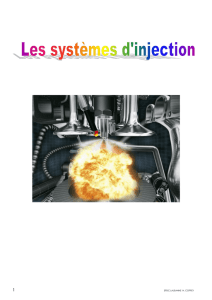 systemes d`injection d`essence