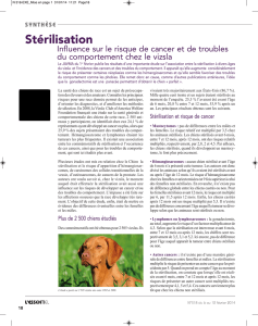 Stérilisation - L`essentiel vet
