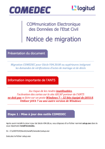 Notice de migration