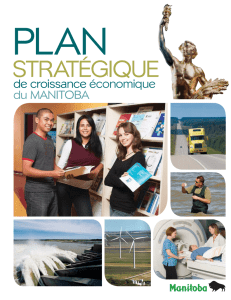 Plan stratégique de croissance économique du Manitoba