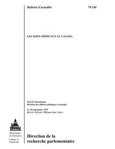 Bulletin d`actualité - Library of Parliament