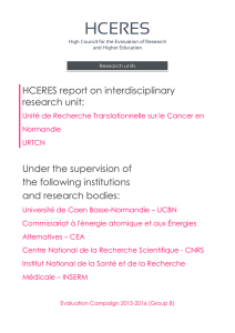 Unité de Recherche Translationnelle sur le Cancer en Normandie