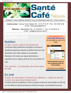 Newsletter Santé et Café