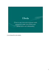 Tout savoir sur Ebola en 30 questions