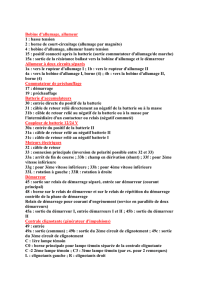 Bobine d`allumage, allumeur 1 : basse tension 2 : borne de court