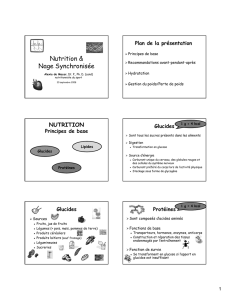 Guide de nutrition - Club de Nage Synchronisée Coralline