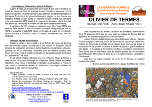 DOC Olivier de TERMES - Le Blog du château de Termes en Pays