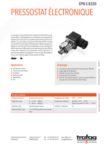 Pressostat électronique