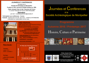Diapositive 1 - Société Archéologique de Montpellier