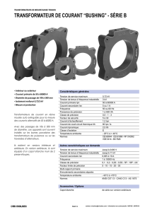 transformateur de courant “bushing” - série b