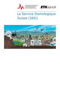 Le Service Sismologique Suisse (SED)