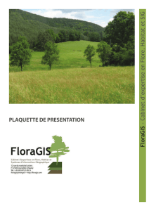 FloraGIS - Cabinet d`expertise en Flore, Habitat et SIG PLAQUETTE