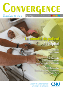 La sécurité du patient à l`hôpital