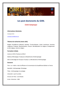 Les post-doctorants du GSRL Cécile Campergue