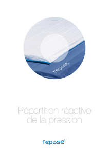 Répartition réactive de la pression