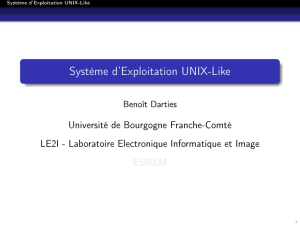 Système d`Exploitation UNIX-Like