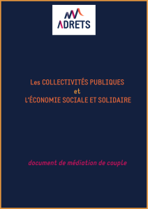 Les COLLECTIVITÉS PUBLIQUES et l`ÉCOnOmIE SOCIaLE ET