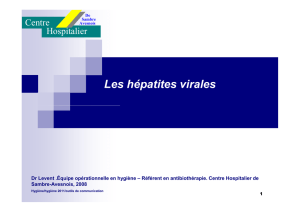 Télécharger le fichier PDF "les hepatites virales"