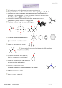 Chimie organique