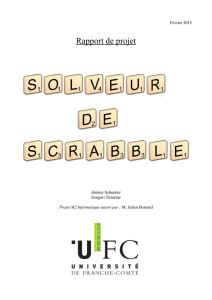Solveur de Scrabble