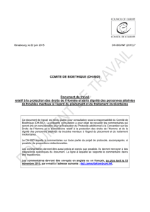 Document de travail