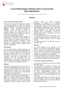 Synthèse Rapport 2015 Observatoire