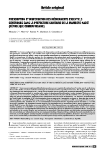 Prescription et dispensation 149
