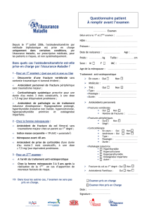 Questionnaire Densitométrie - cse-radiologie.com